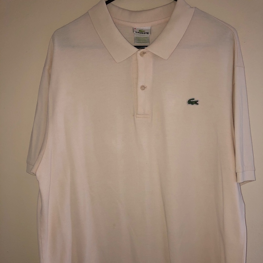 Men’s white Lactose Polo